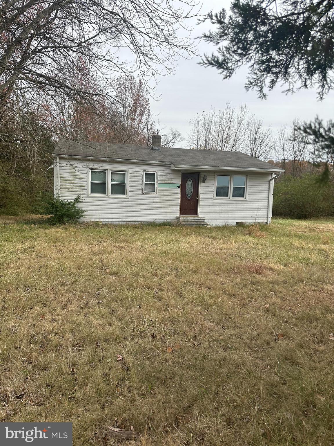 a house that has a tree in front of it