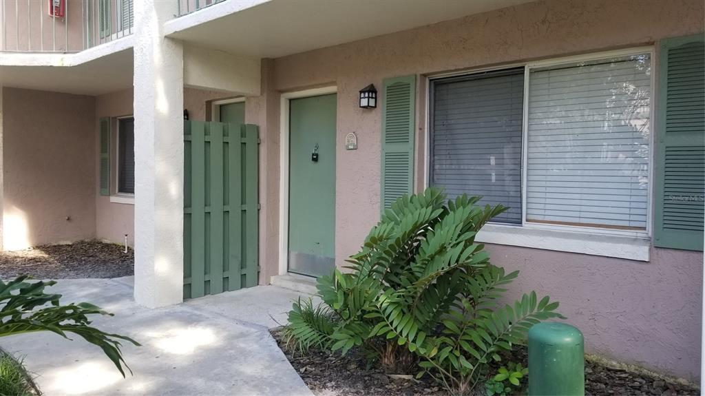 a view of a entryway front of house