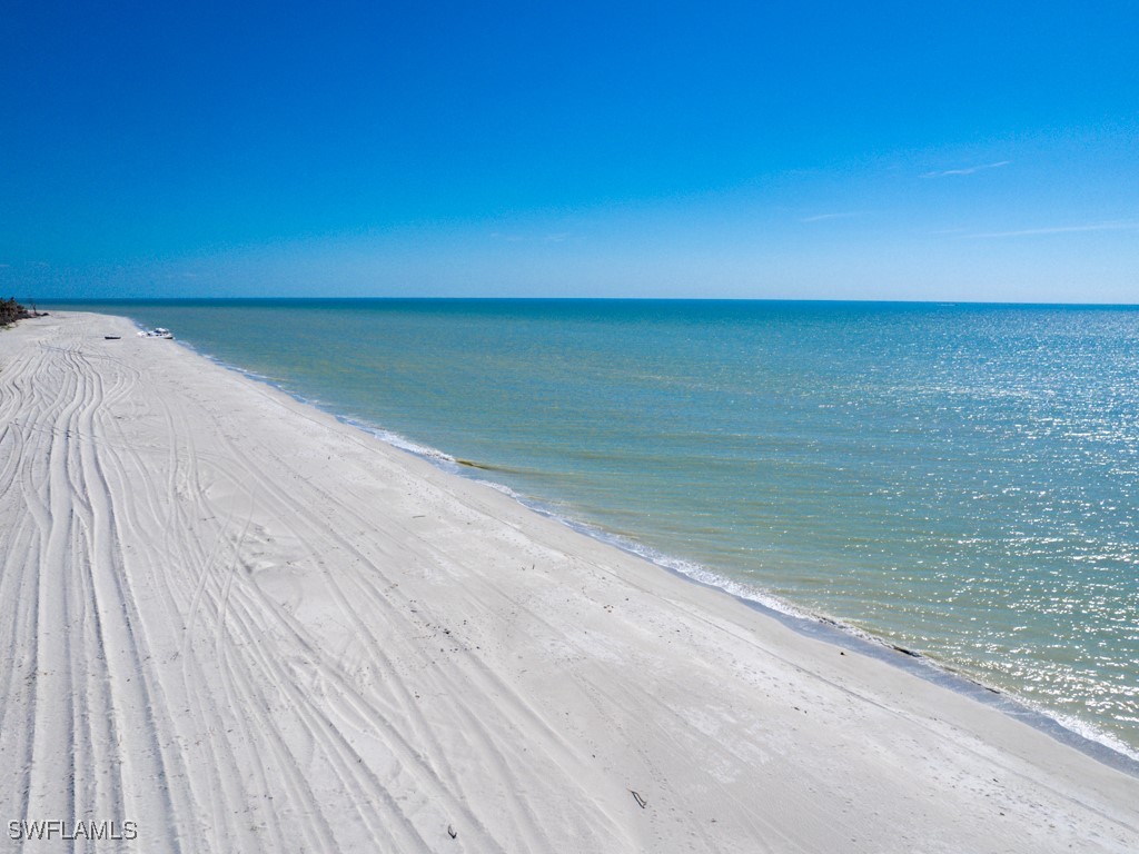 a view of an ocean beach