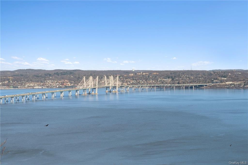 Aerial View of the Bridge, Hudson River and Westchester Cty