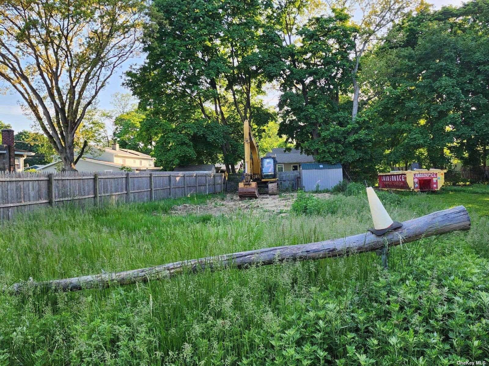 a view of a backyard with plants