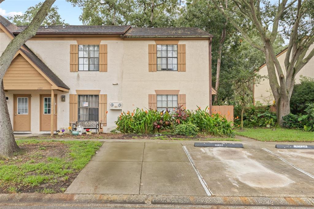 front view of house with a yard