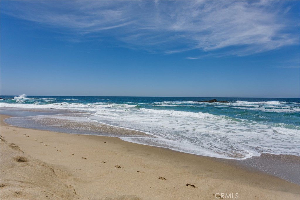 a view of an ocean beach