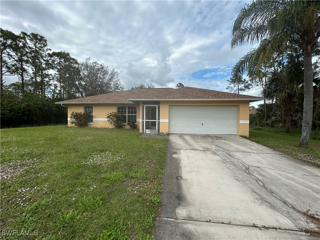 front view of house with a yard