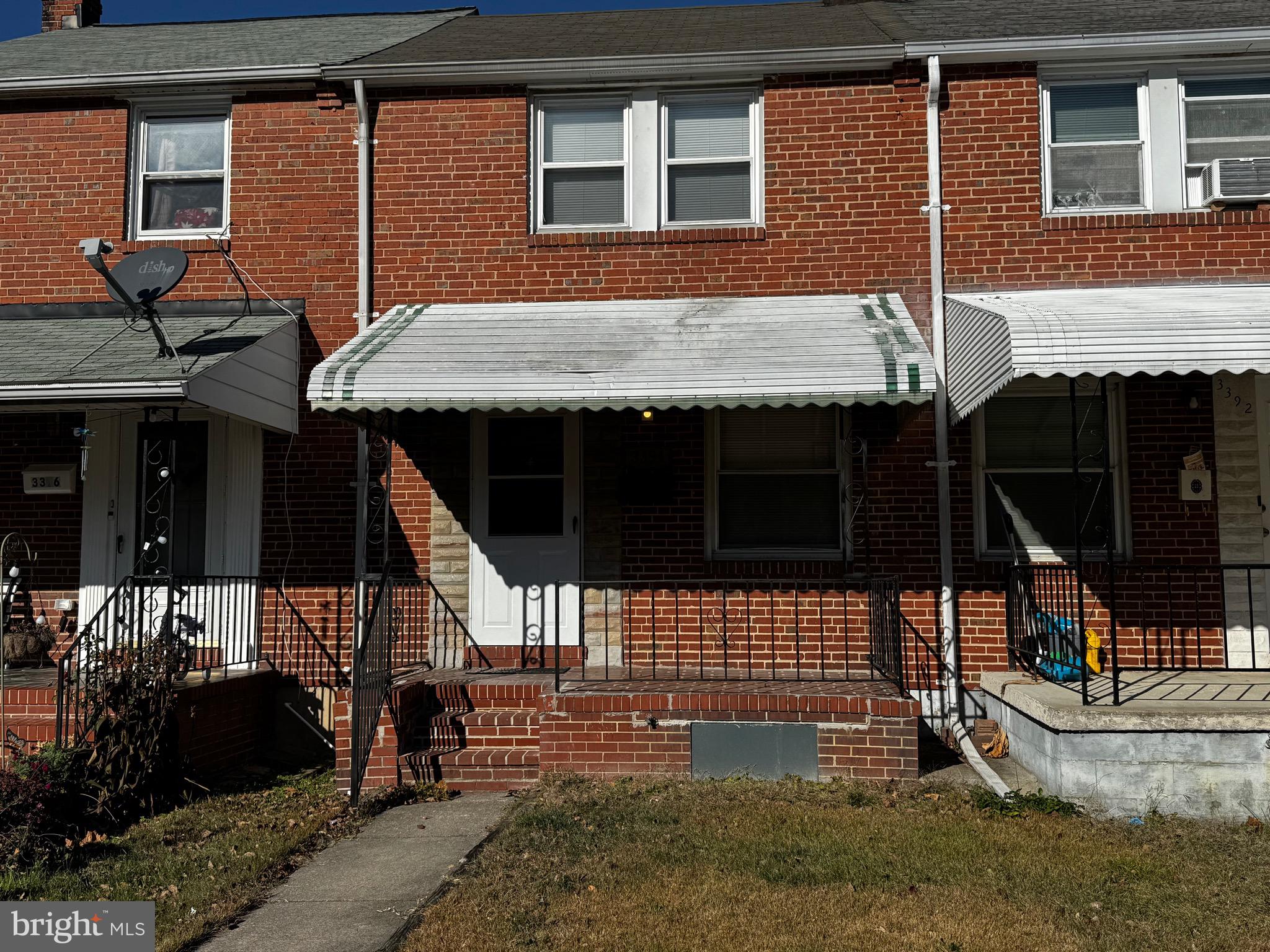 a view of a house with a balcony