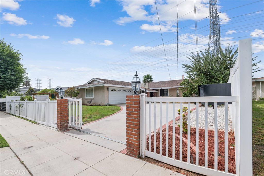 a view of a porch with a fence