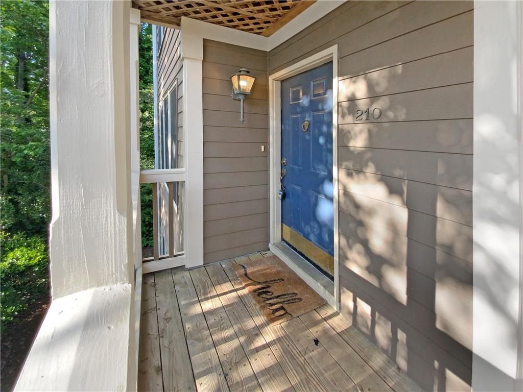 a view of an entryway of house