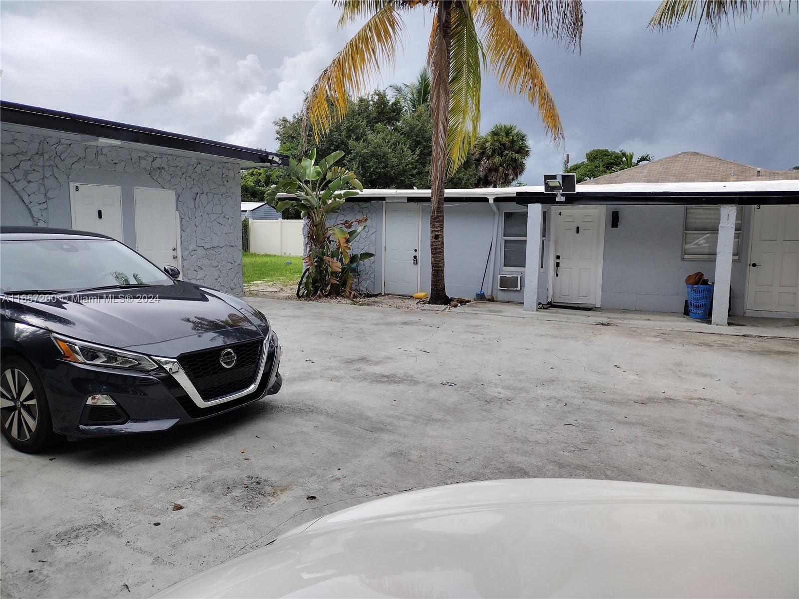 a car parked in garage