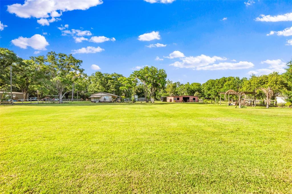 Front view of lot from Balough Rd