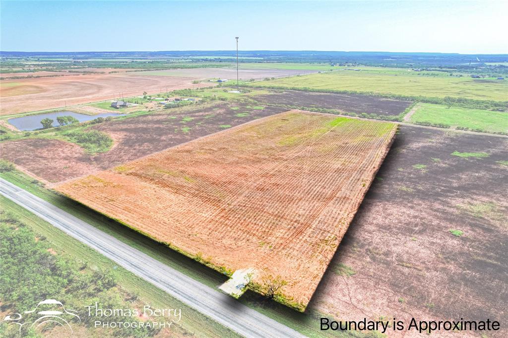 Aerial view with a rural view