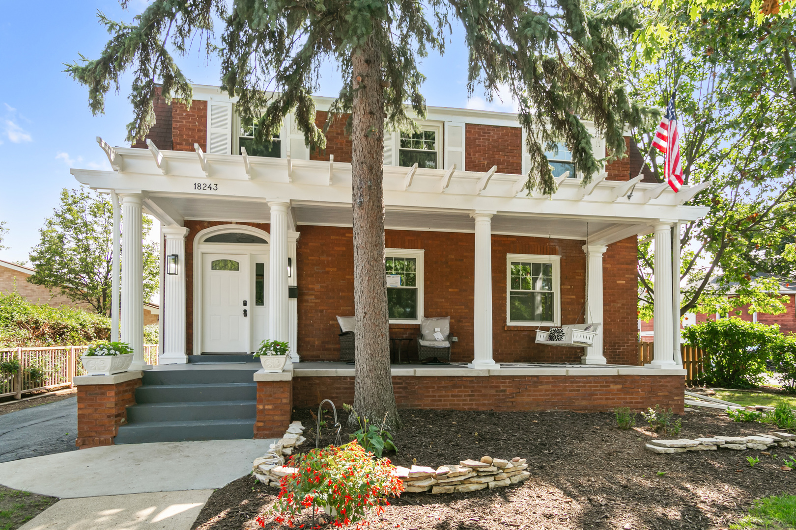 front view of a house