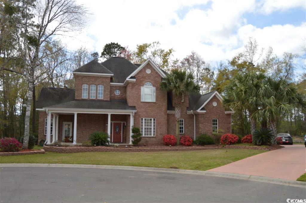 View of front of home with a front yard