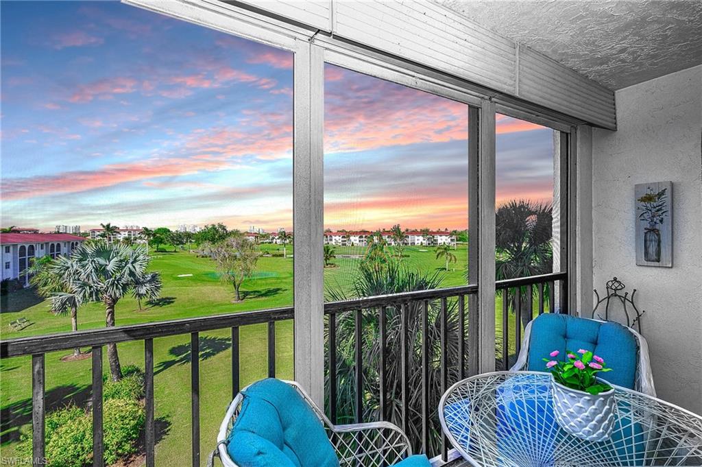 The lanai faces west, offering breathtaking views of vibrant sunsets and colorful evening skies.