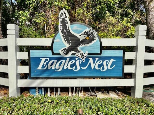 Eagles Nest Entrance Sign