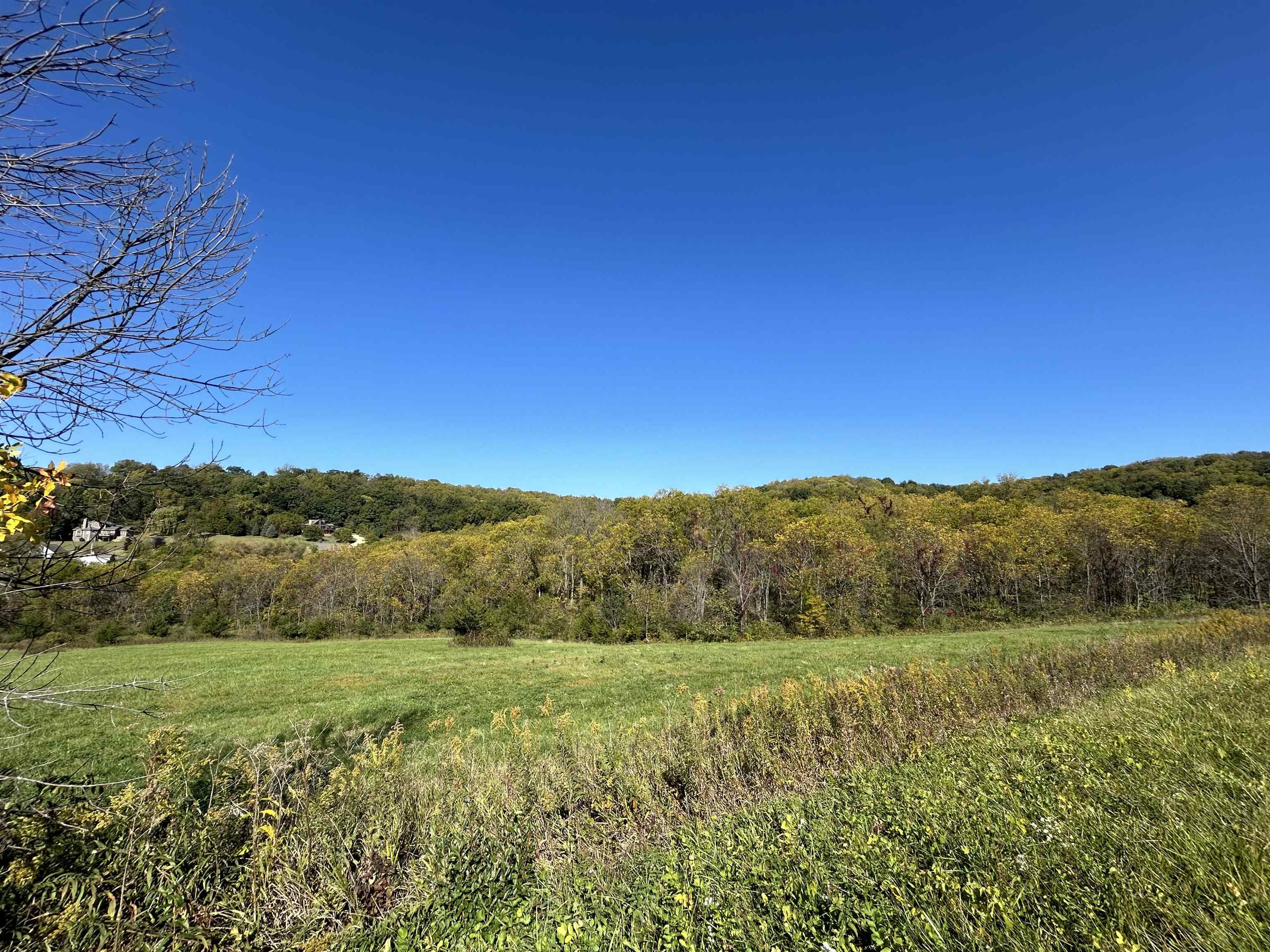 a view of an outdoor space with mountain view