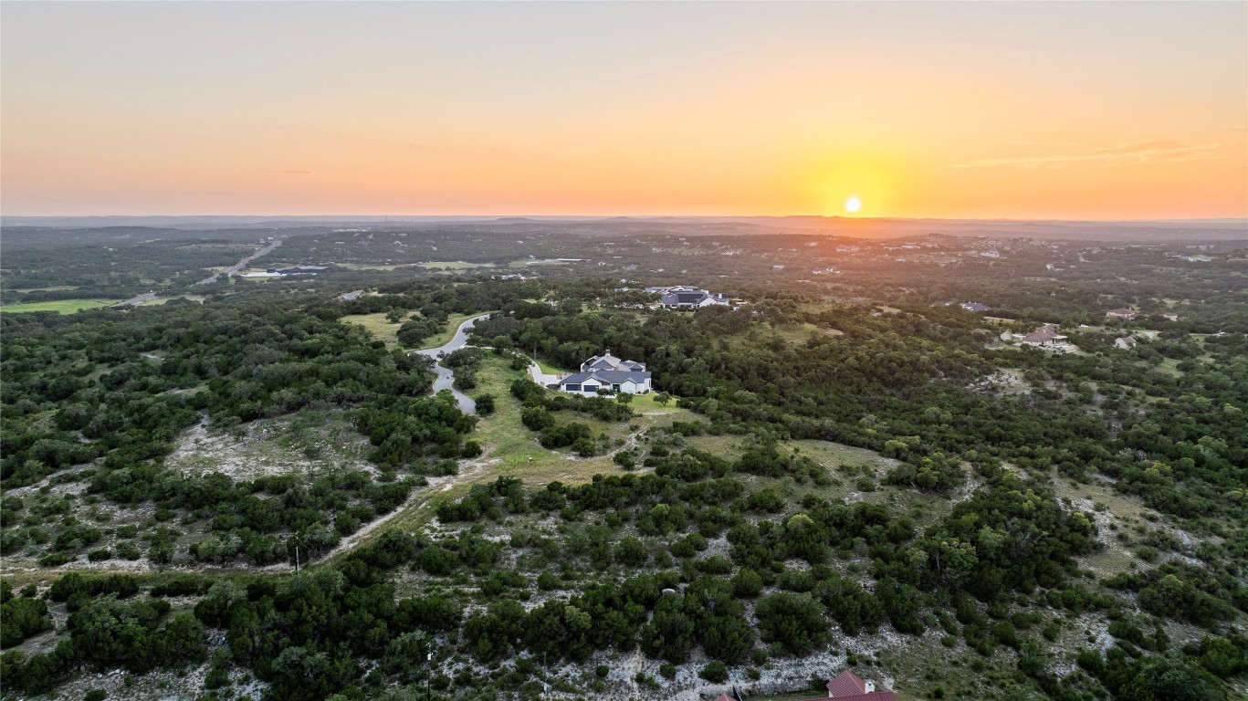 an aerial view of forest