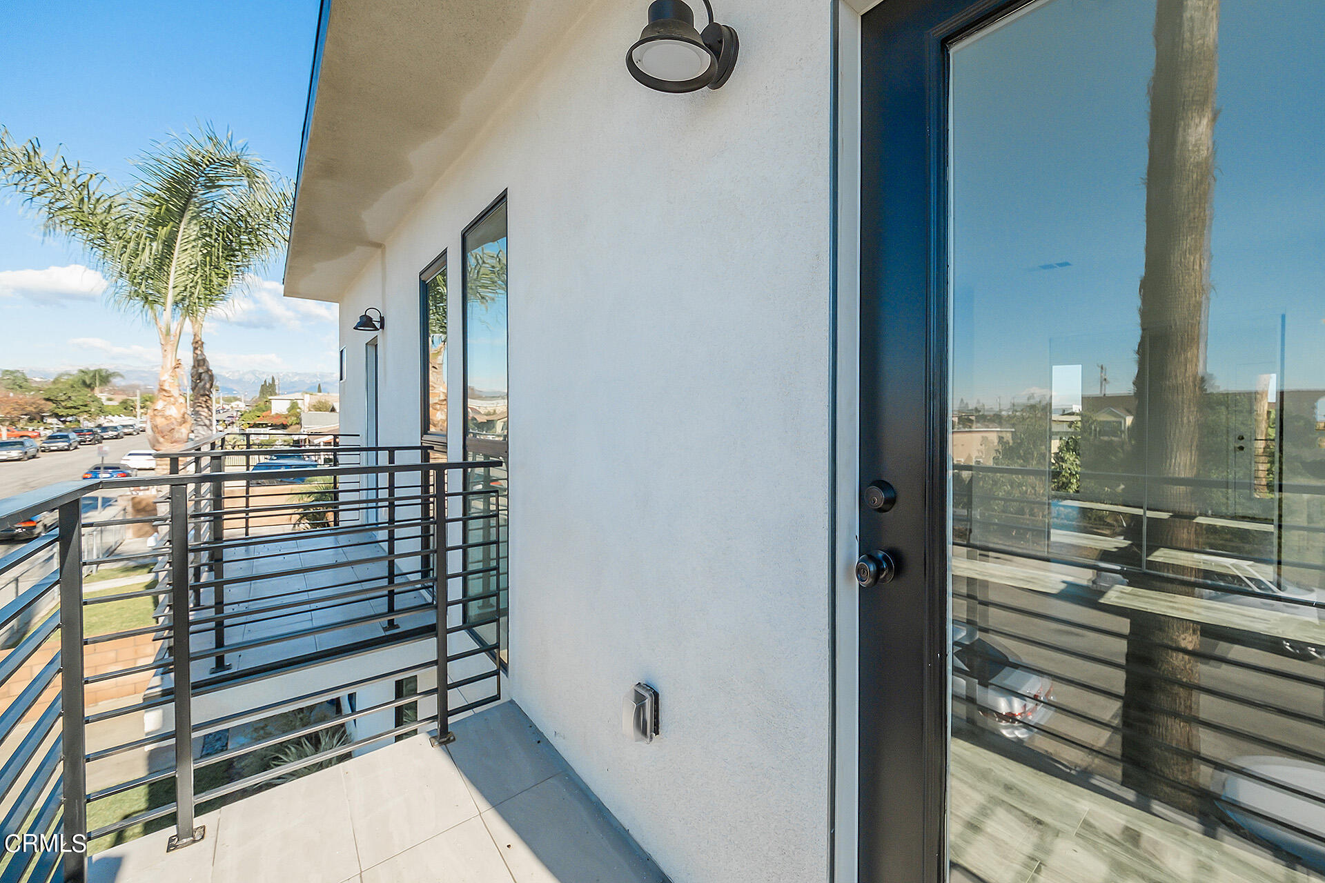 a view of balcony and city view