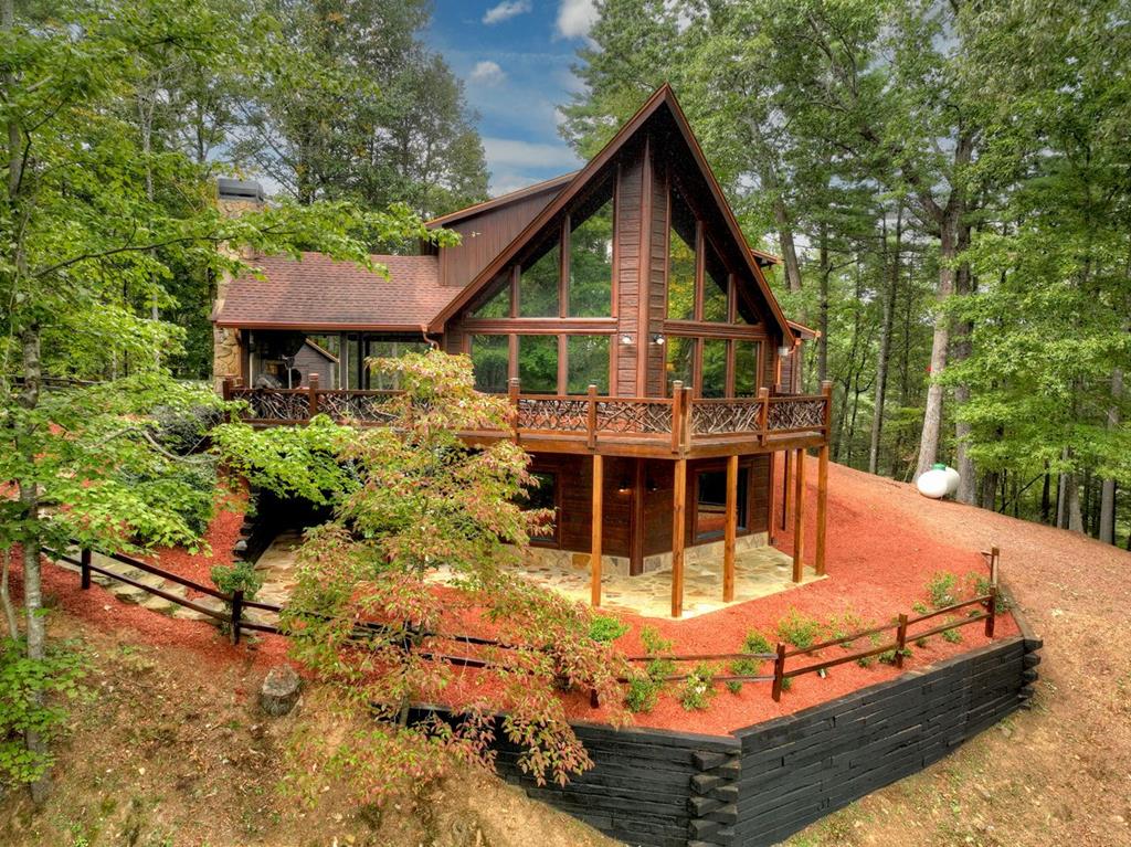 a view of a house with roof deck