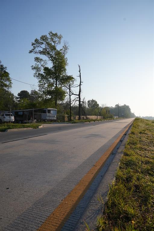 a view of a city street