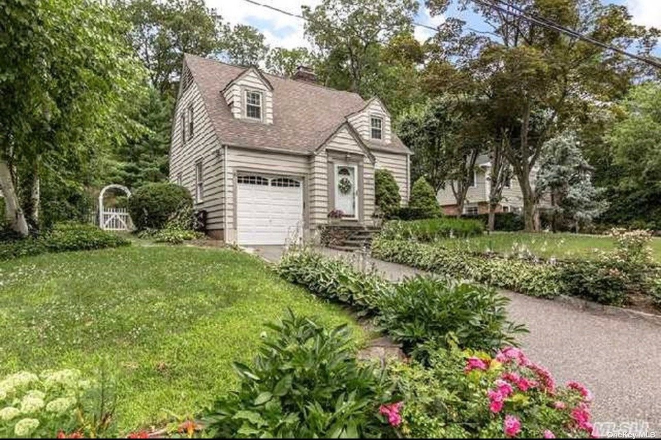 a aerial view of a house