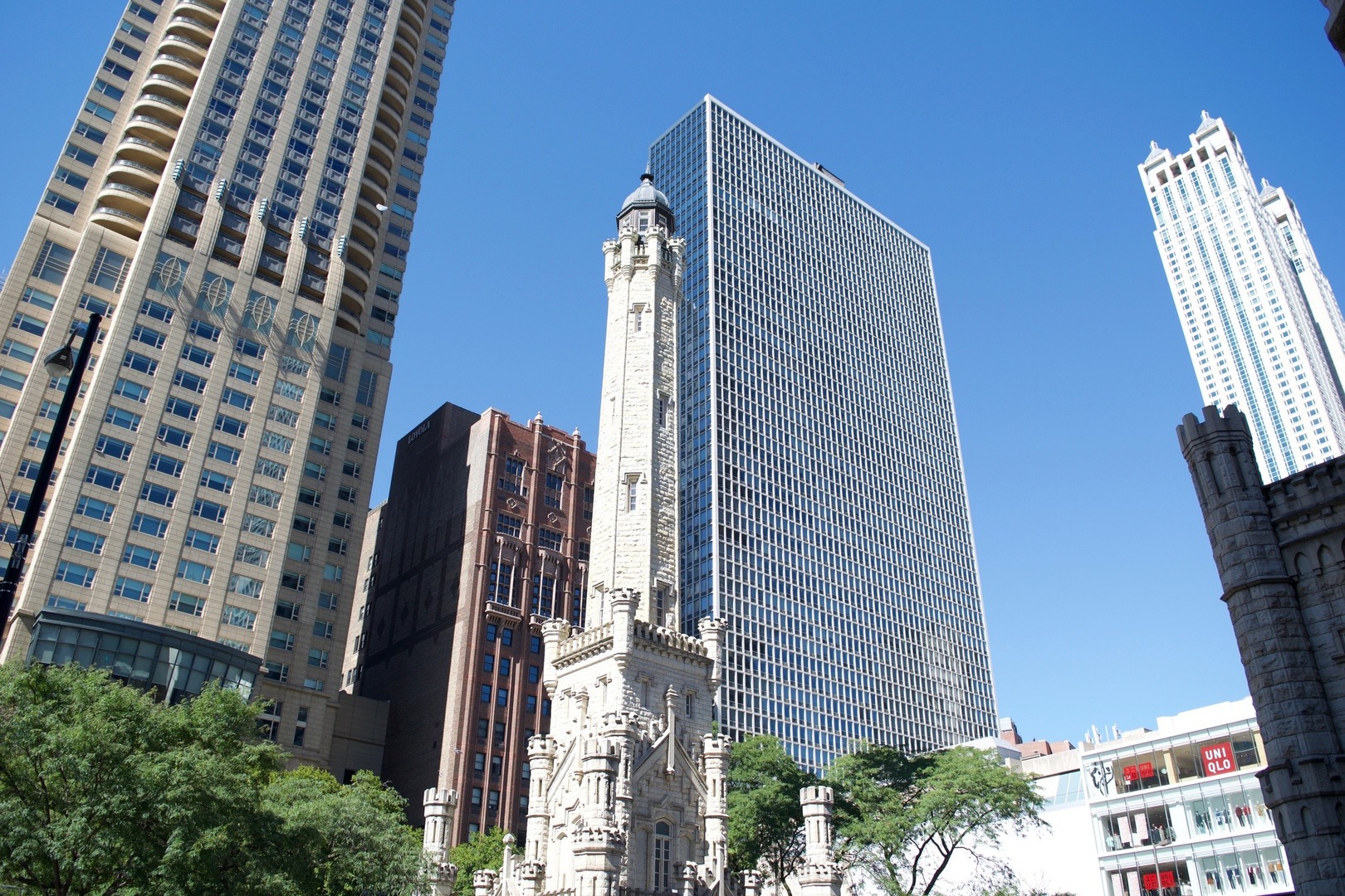 a view of a large building