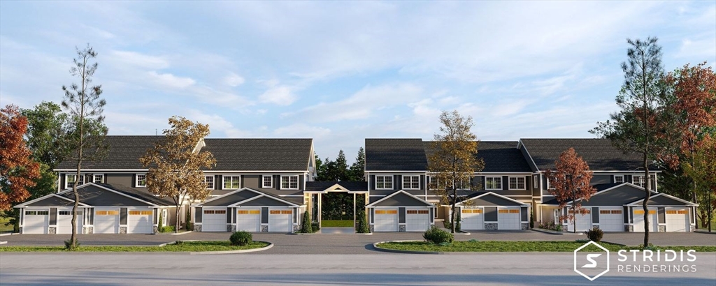 a view of houses with street