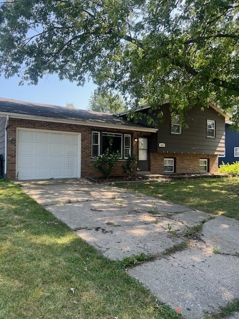 front view of house with a yard