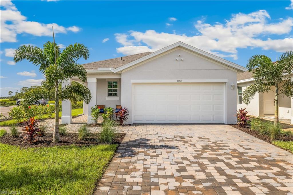 Ranch-style house with a garage