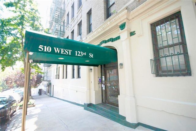 $415,000 | 510 West 123rd Street, Unit 43 | Morningside Heights