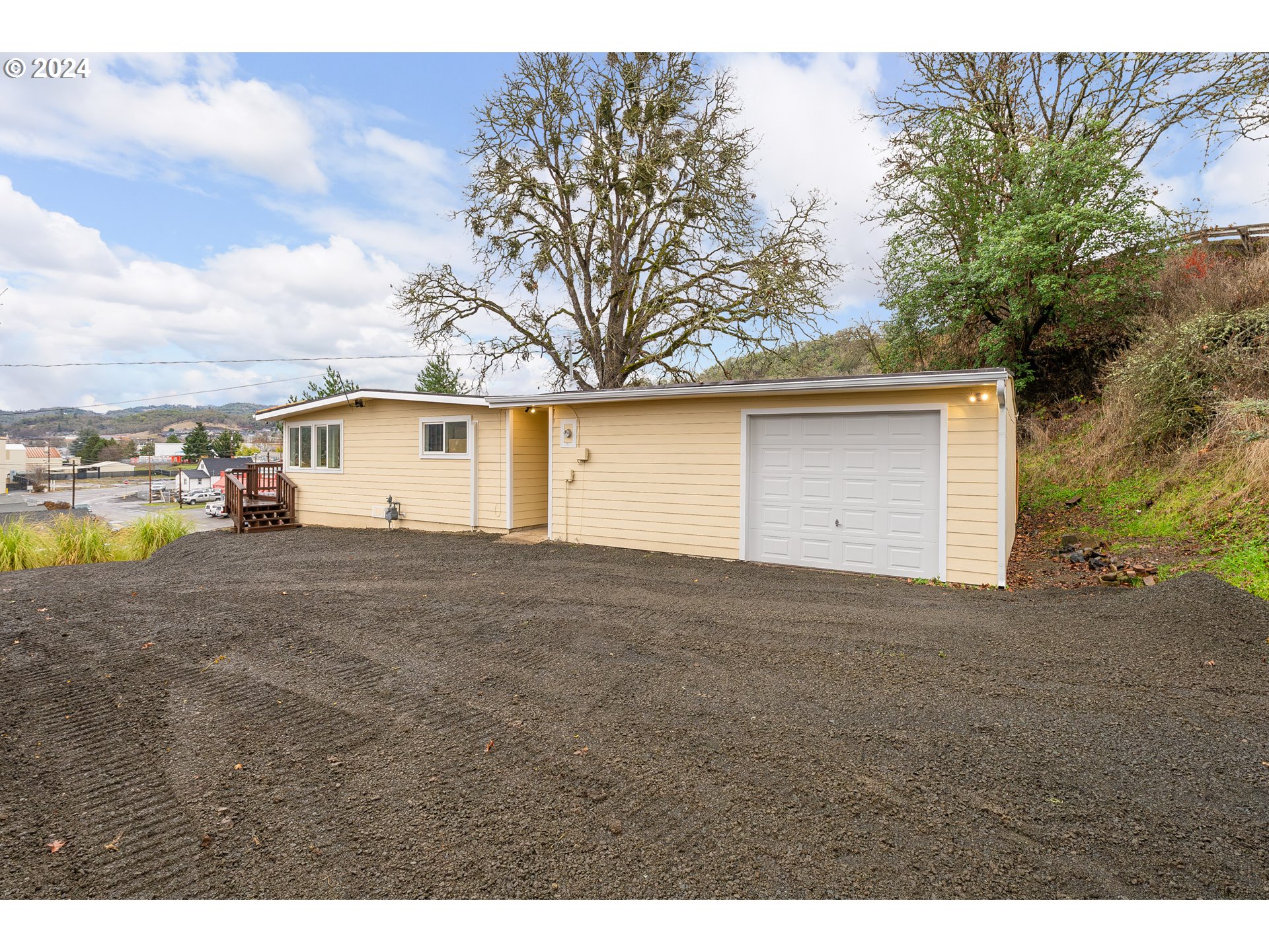 a view of outdoor space and yard