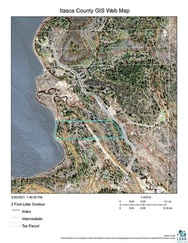 Gis Mapping Itasca County Xx3.3 South Pickerel Lake Road, Effie, Mn 56639 | Compass