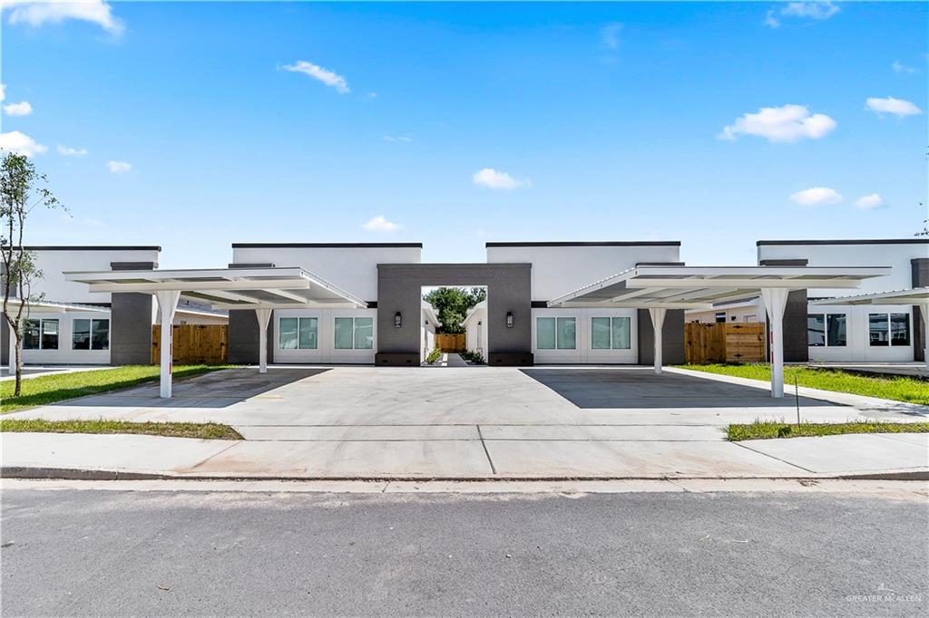 a house with a outdoor space