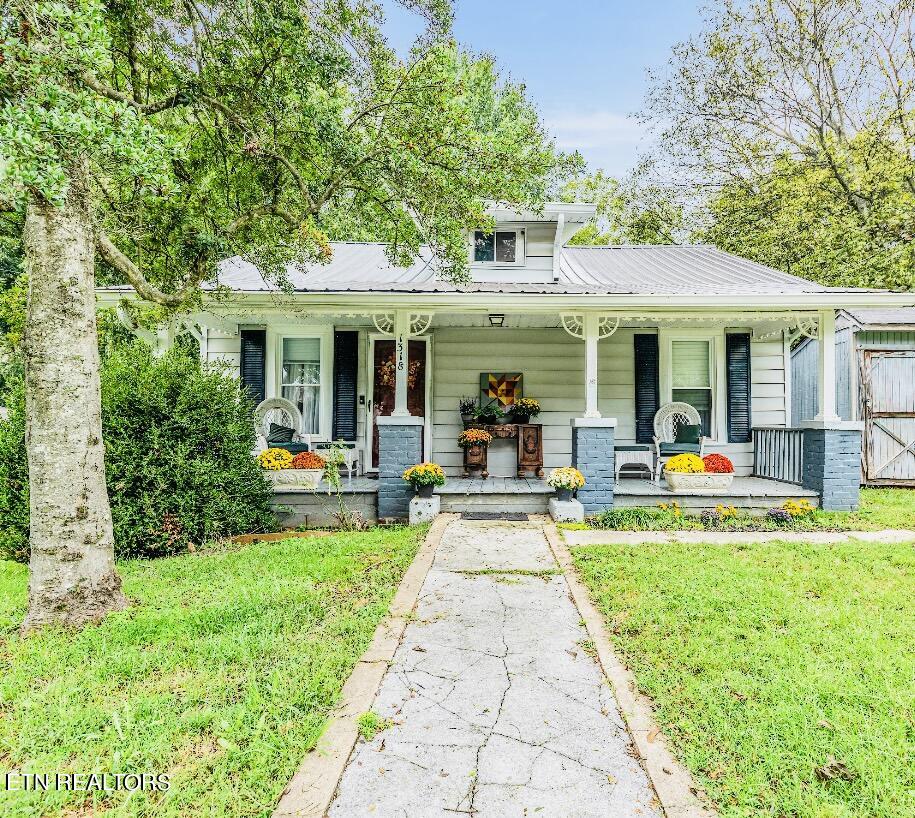 Covered front porch