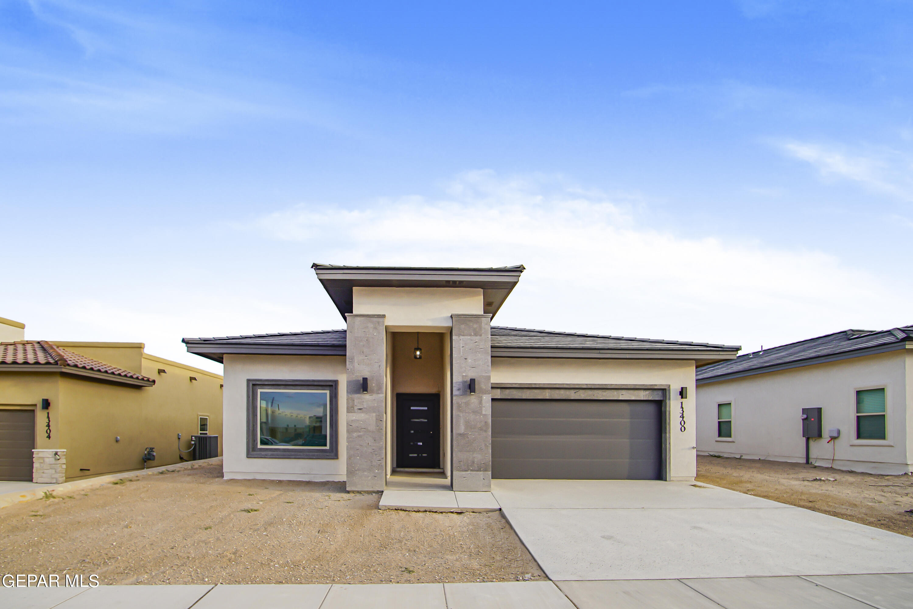 a view of a house with a outdoor space