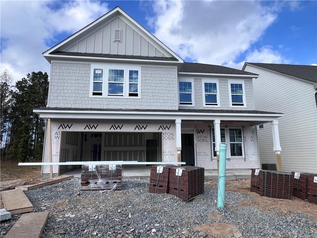 a front view of a house with yard