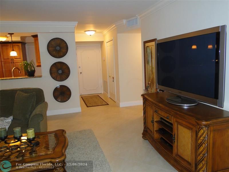 a kitchen with a stove and a microwave