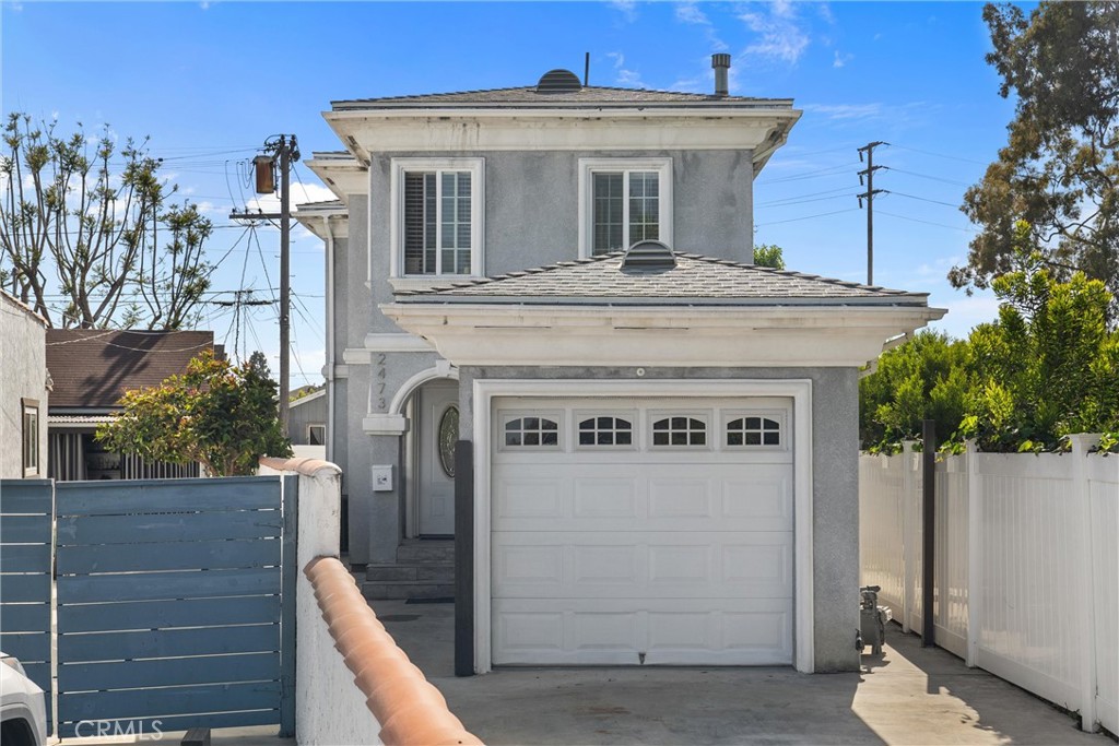 a view of a house with a door