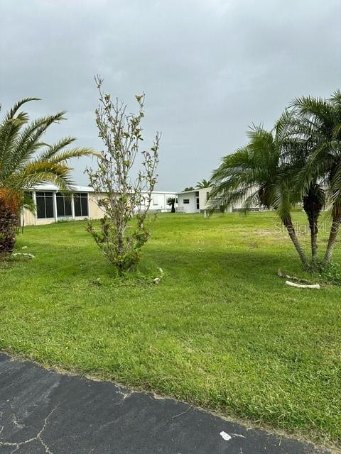 a view of a house with a garden