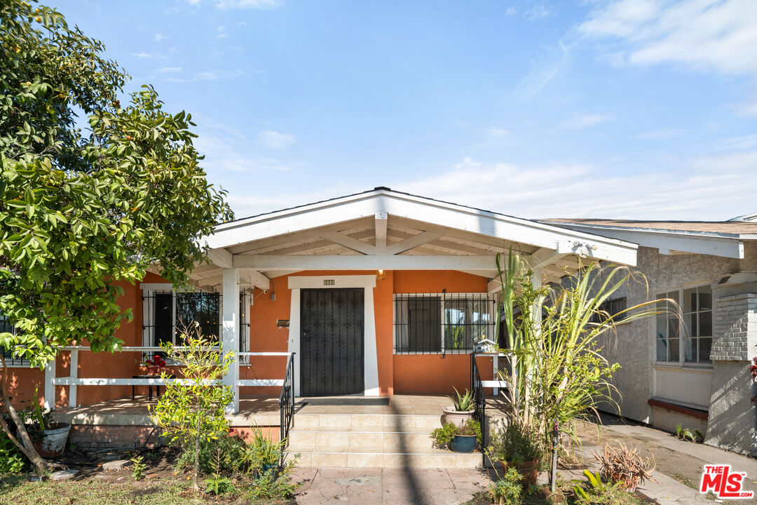 a view of a house with patio