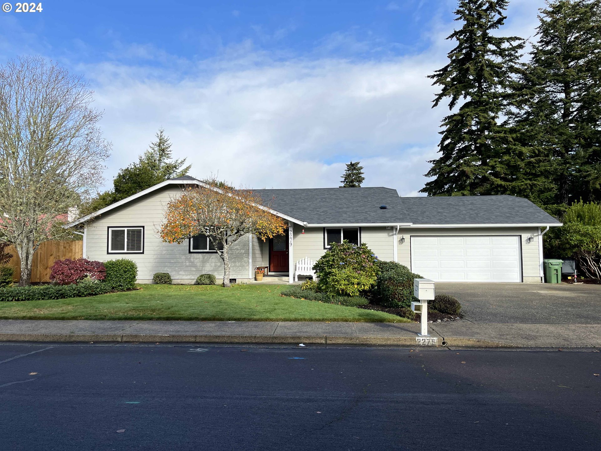 front view of house with a yard