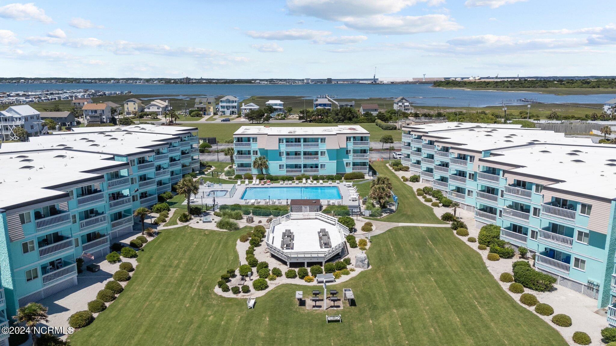 aerial with pool