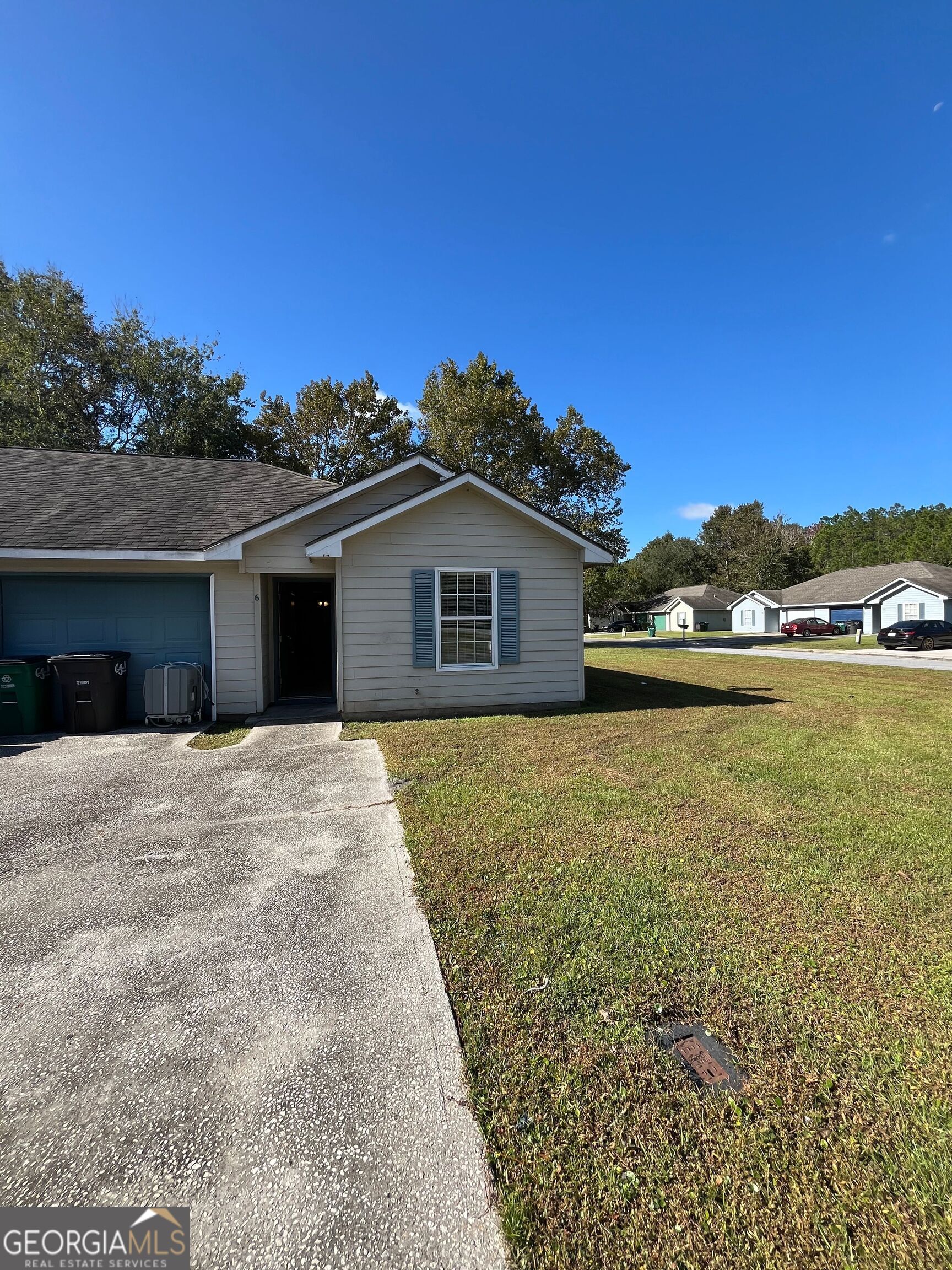 a view of outdoor space yard and front view of a house