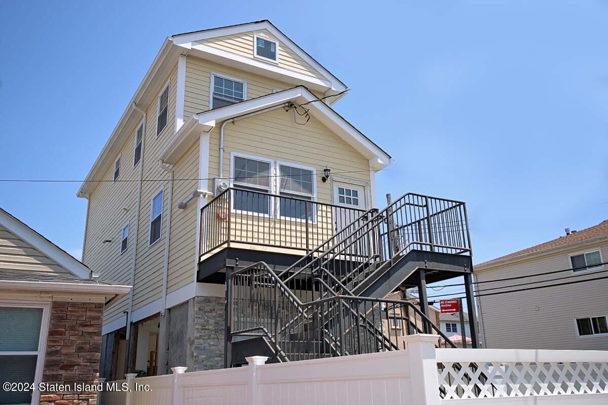 a view of a roof deck