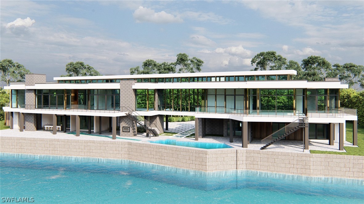 a view of house with a ocean view