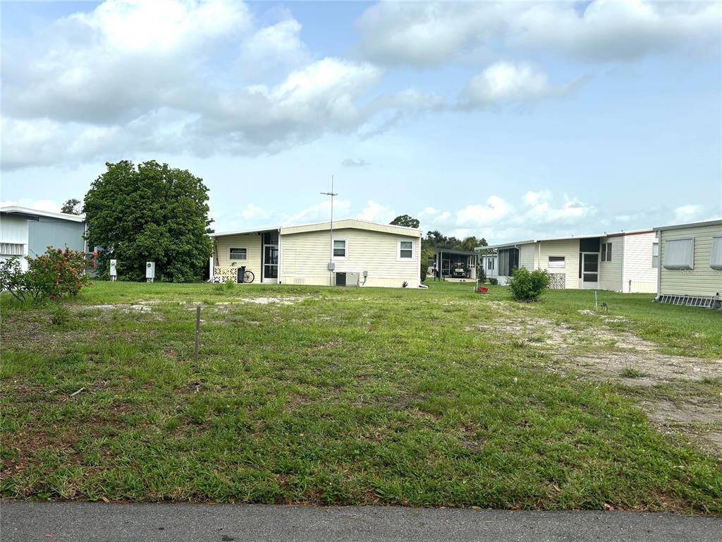 a front view of house with yard