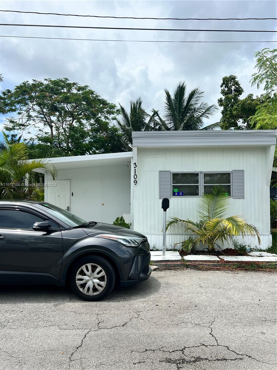 a view of a car garage