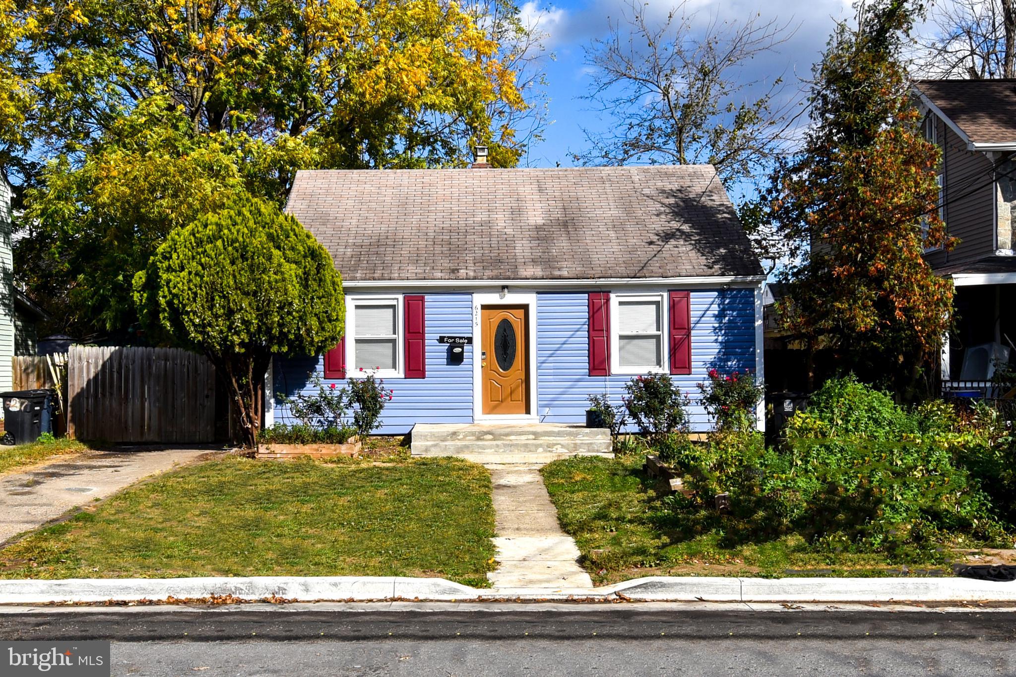 front view of house with a yard