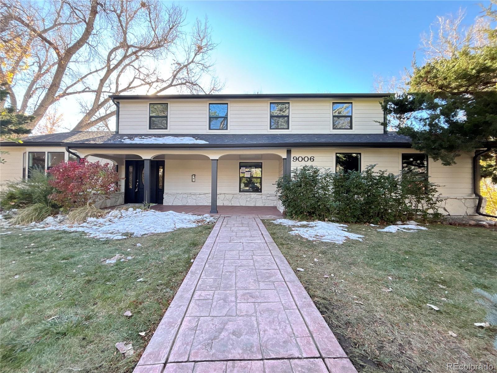 front view of a house