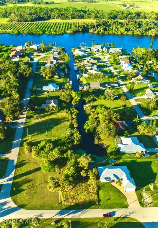 a view of a lake with outdoor space