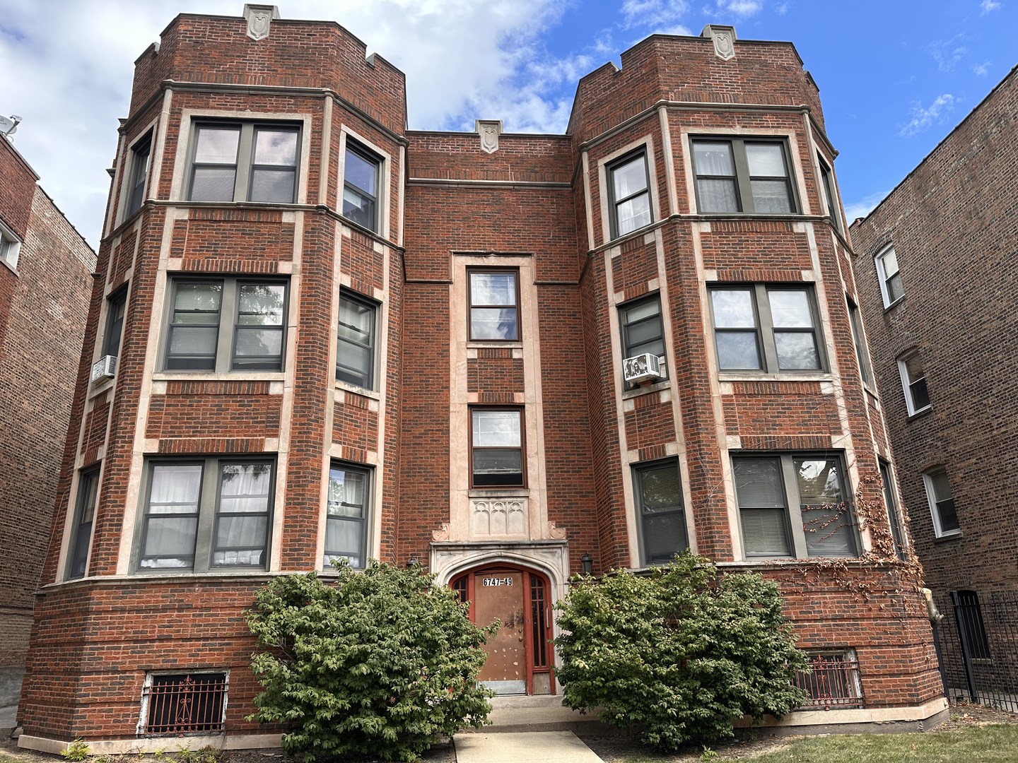 front view of a building